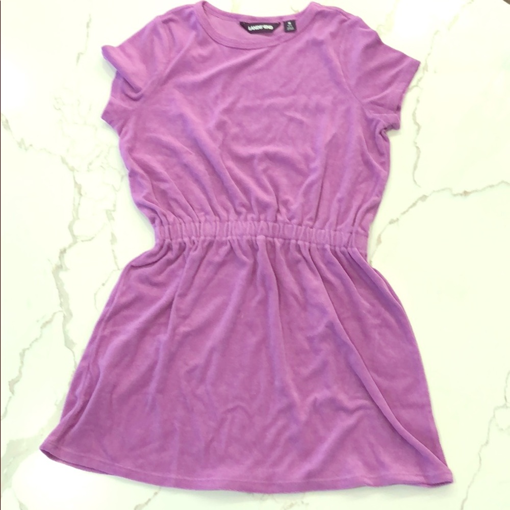 Lands’ End Girls Terry Dress Swim Coverup